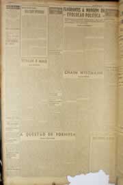 Página do jornal Correio do Ceará de janeiro de 1950