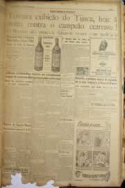 Página do jornal Correio do Ceará de janeiro de 1950