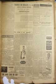 Página do jornal Correio do Ceará de janeiro de 1950