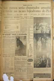 Página do jornal Correio do Ceará de janeiro de 1950