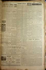 Página do jornal Correio do Ceará de janeiro de 1950