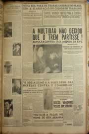 Página do jornal Correio do Ceará de janeiro de 1950