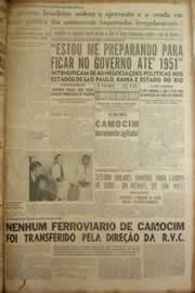 Página do jornal Correio do Ceará de janeiro de 1950