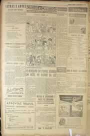 Página do jornal Correio do Ceará de janeiro de 1950