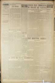 Página do jornal Correio do Ceará de janeiro de 1950