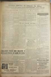 Página do jornal Correio do Ceará de fevereiro de 1950