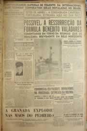 Página do jornal Correio do Ceará de fevereiro de 1950