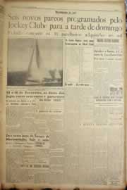 Página do jornal Correio do Ceará de fevereiro de 1950