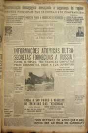 Página do jornal Correio do Ceará de fevereiro de 1950