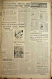 Página do jornal Correio do Ceará de fevereiro de 1950