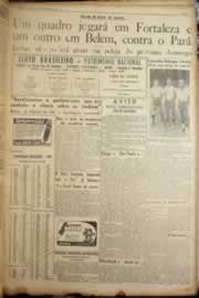 Página do jornal Correio do Ceará de fevereiro de 1950