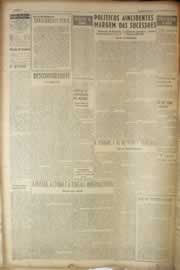 Página do jornal Correio do Ceará de fevereiro de 1950