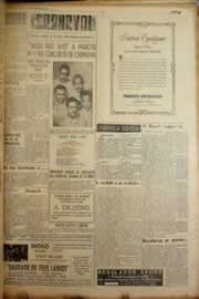 Página do jornal Correio do Ceará de fevereiro de 1950
