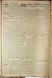 Página do jornal Correio do Ceará de fevereiro de 1950