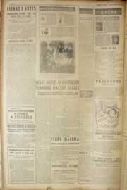 Página do jornal Correio do Ceará de fevereiro de 1950