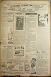 Página do jornal Correio do Ceará de fevereiro de 1950