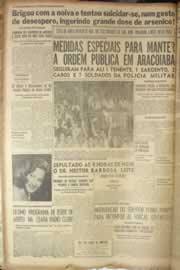 Página do jornal Correio do Ceará de fevereiro de 1950