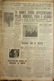 Página do jornal Correio do Ceará de fevereiro de 1950