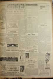 Página do jornal Correio do Ceará de fevereiro de 1950