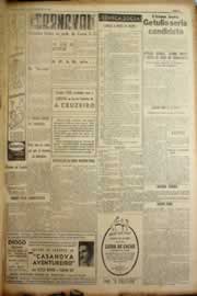Página do jornal Correio do Ceará de fevereiro de 1950