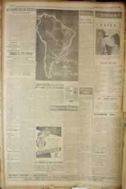 Página do jornal Correio do Ceará de fevereiro de 1950