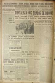 Página do jornal Correio do Ceará de fevereiro de 1950
