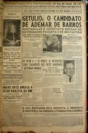 Página do jornal Correio do Ceará de fevereiro de 1950
