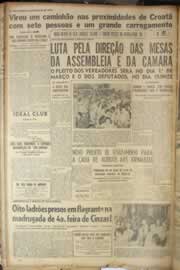 Página do jornal Correio do Ceará de fevereiro de 1950