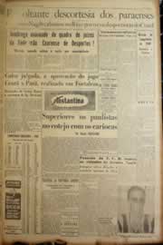 Página do jornal Correio do Ceará de fevereiro de 1950