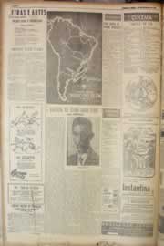 Página do jornal Correio do Ceará de fevereiro de 1950
