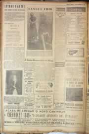 Página do jornal Correio do Ceará de fevereiro de 1950