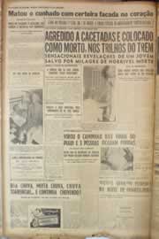 Página do jornal Correio do Ceará de fevereiro de 1950