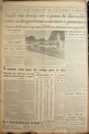 Página do jornal Correio do Ceará de fevereiro de 1950