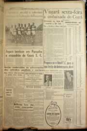 Página do jornal Correio do Ceará de março de 1950