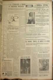Página do jornal Correio do Ceará de março de 1950
