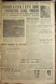 Página do jornal Correio do Ceará de março de 1950