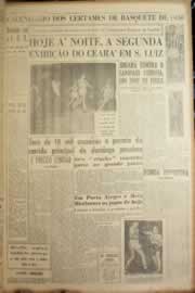 Página do jornal Correio do Ceará de março de 1950