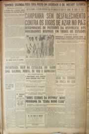 Página do jornal Correio do Ceará de março de 1950