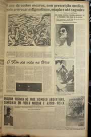 Página do jornal Correio do Ceará de março de 1950