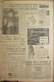 Página do jornal Correio do Ceará de março de 1950