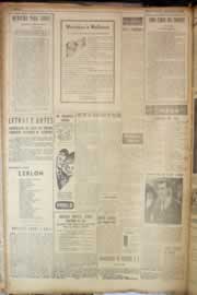 Página do jornal Correio do Ceará de março de 1950