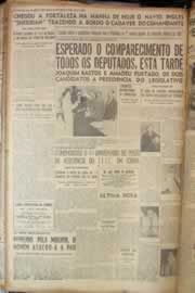 Página do jornal Correio do Ceará de março de 1950