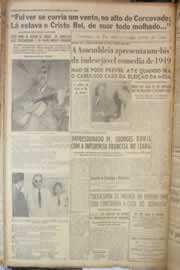 Página do jornal Correio do Ceará de março de 1950