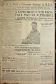 Página do jornal Correio do Ceará de março de 1950