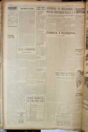 Página do jornal Correio do Ceará de março de 1950
