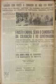 Página do jornal Correio do Ceará de março de 1950