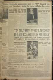Página do jornal Correio do Ceará de março de 1950
