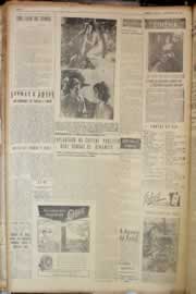 Página do jornal Correio do Ceará de março de 1950