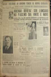 Página do jornal Correio do Ceará de março de 1950