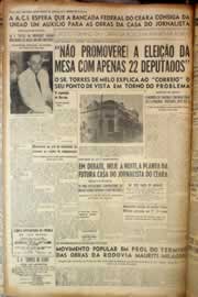 Página do jornal Correio do Ceará de março de 1950